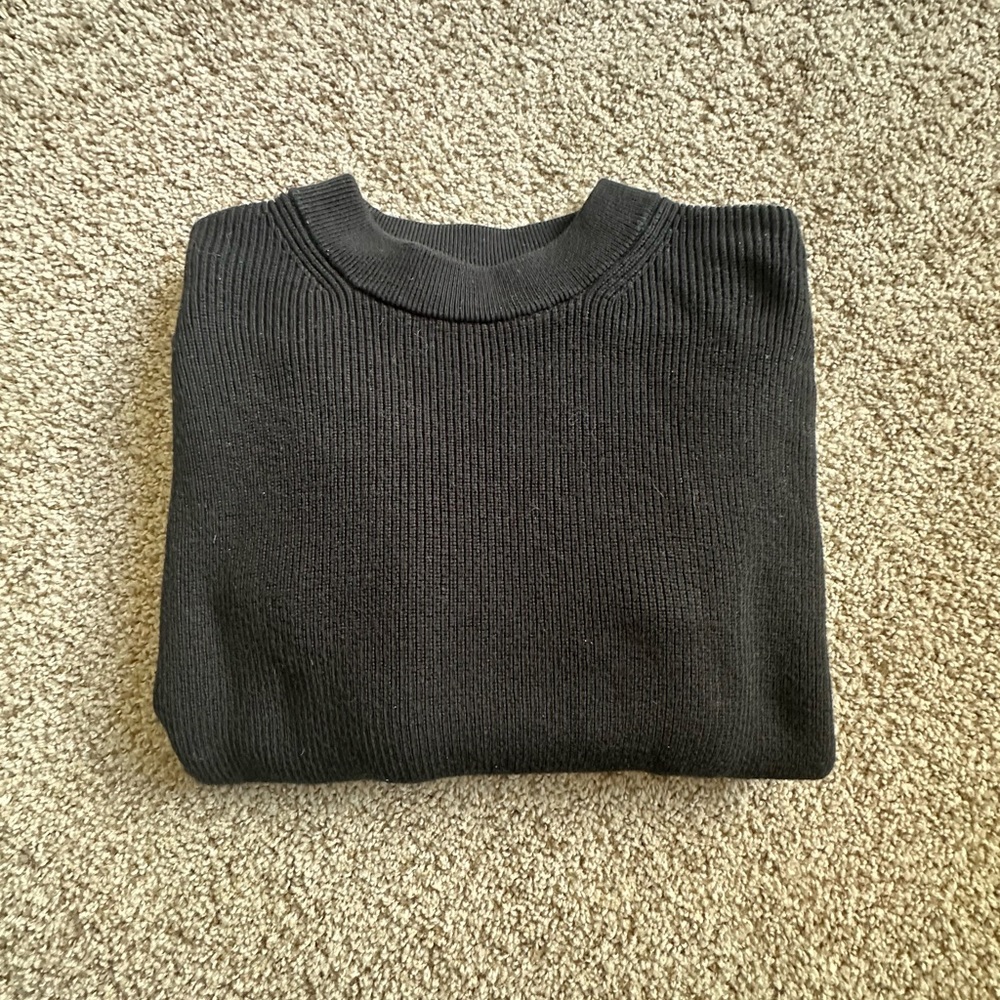 Marino blend knitted crewneck sweater
